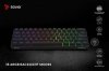 Savio Klawiatura mechaniczna BLACKOUT X2  OUTEMU Red, Hot Swap