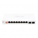 Asus Przełącznik niezarządzalny QG-U1080 8 portów 2.5G + 2 porty 10G SFP+