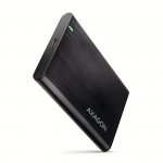AXAGON EE25-A6C Bezśrubowa aluminiowa obudowa zewnętrzna USB-C 3.2 Gen 1 - SATA 6G dla 2.5 SSD/HDD