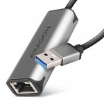 AXAGON ADE-25R Karta sieciowa 2.5 Gigabit Ethernet, Realtek 8156, USB-A 3.2 Gen 1, automatyczna instalacja, szara