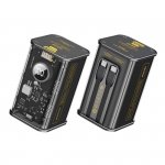 WEKOME Powerbank 20000 mAh Super Fast Charging z wbudowanym kablem USB-C PD 20W & Lightning + USB-A QC3.0 22.5W Czarny
