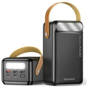 AWEI Powerbank P101K 22,5W 60000mAh czarny