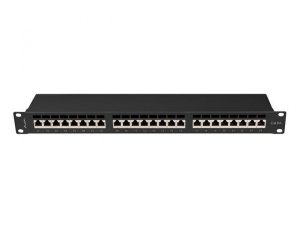 Lanberg Patchpanel 24 port 1U KAT6A EK. PPSA-1024-B Czarny