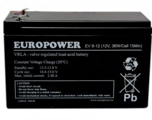 EuroPower Akumulator EV 12V 9Ah