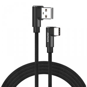 Savio Kabel z dwustronnym złączem USB USB C - USB A 1m, CL-163