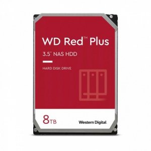 Western Digital Dysk Red Plus 8TB 3,5 cala CMR 256MB/5640RPM Class