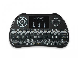 Savio Klawiatura bezprzewodowa TV Box, Smart TV, konsole, PC, KW-01