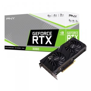 PNY Karta graficzna GeForce RTX 3060 8GB Verto Dual Fan Edition VCG30608DFBPB1