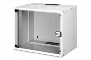 Digitus Szafa sieciowa wisząca 19 9U, SOHO PRO 460 x 540 x 400 mm, nośność 60kg, drzwi szyba, niezłożona, Szara