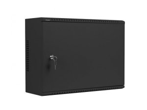 Lanberg Szafa instalacyjna rack wisząca 19 cali 6U+3U 540x200 niskoprofilowa (złożona) czarna