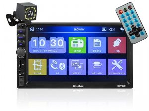 BLOW Radio samochodowe BC9000 2DIN 7 cali RDS USB microSD 4x50W kamera cofania