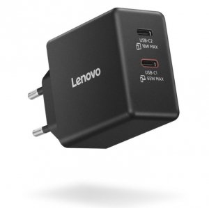 Lenovo Ładowarka Dual USB-C 65W GaN 40AW065BEU