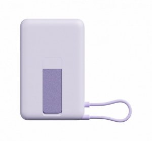 XIAOMI PowerBank Magnetic 10000 z podstawką fioletowy
