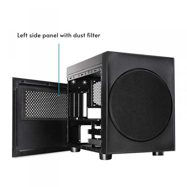 Chieftec Obudowa CI-03B-OP mATX The Cube czarna