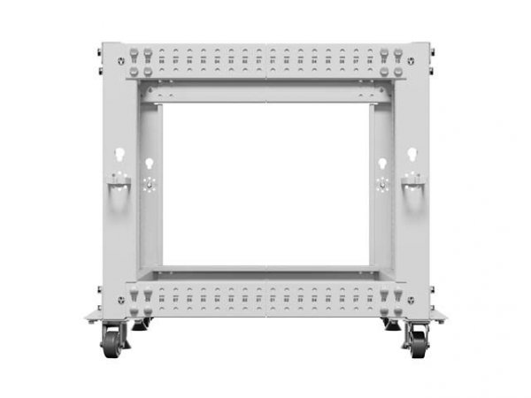 Lanberg Stojak Open rack 19 cali 9U 600x600-1100 regulowany szary