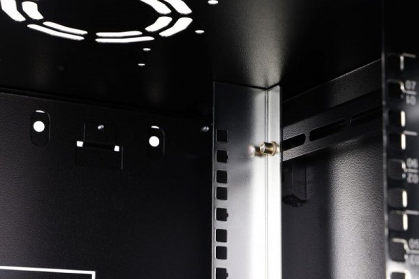 Digitus Szafa sieciowa wisząca Dynamic 19" 7U rack 385x600x450mm, drzwi szyba, czarna, niezłożona, 60kg