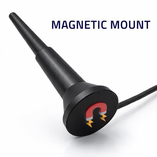 Qoltec Antena 4G LTE z podstawą magnetyczną | 5dBi | wewnętrzna |       dookólna | 600-2700 MHz | SMA | 3m