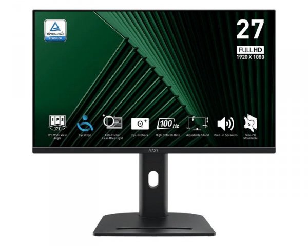 MSI Monitor PRO MP275PG    27 cali/LED/FHD/Flat/100Hz/Czarny