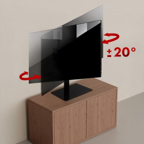 Maclean Uniwersalny stojak, max 35kg MC-132 na szafke RTV, obrót 20 stopni, dla TV 32-55''