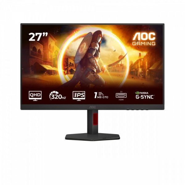 AOC Monitor 27 cali Q27G4SRU Fast IPS 320Hz HDMIx2 DP Pivot Głośniki