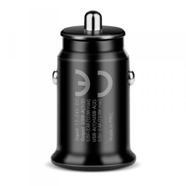 everActive Ładowarka samochodowa CC-25C 2XUSB 12W + kabel USB-C