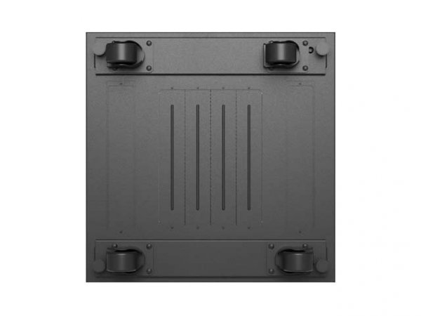 Lanberg Szafa instalacyjna rack stojąca 19" 24U 600x600  czarna drzwi przeszklone LCD ( Flat pack)V2