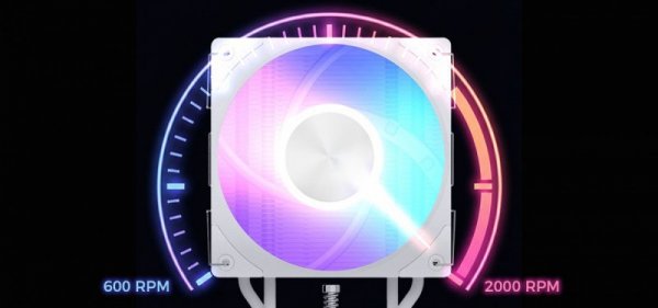 MODECOM Chłodzenie powietrzne Volcano 0C T201 ARGB 120 białe