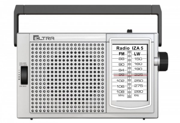 Eltra Radio IZA-5 srebrne