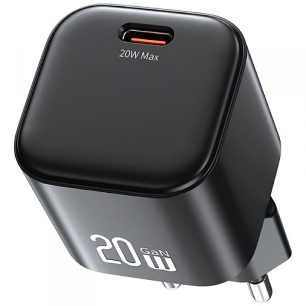 USAMS Ładowarka sieciowa JO Series CC260 20W USB-C + kabel USB-C/Lightning 1m biała