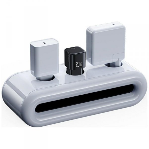 USAMS Ładowarka sieciowa JO Series CC260 20W USB-C + kabel USB-C/Lightning 1m biała