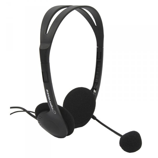 Esperanza Słuchawki stereo z mikrofonem i regulacją głośności EH102