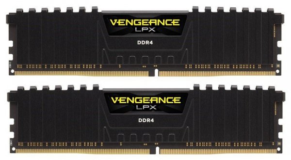 Corsair DDR4 Vengeance LPX 16GB/2400(2*8GB) CL14-16-16-31 Black 1,20V                                                           