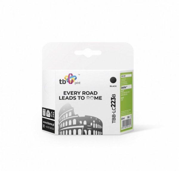 TB Print Tusz do Brother LC223 Black  TBB-LC223B