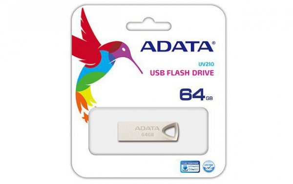 Adata Pendrive DashDrive UV210 64GB USB Metallic Alu