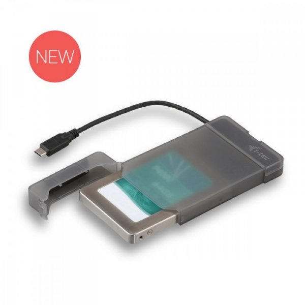 i-tec MySafe USB-C 3.1 Gen. 2 Easy zewnętrzna obudowa na dysk 2,5&quot; 9,5mm SATA I/II/III HDD