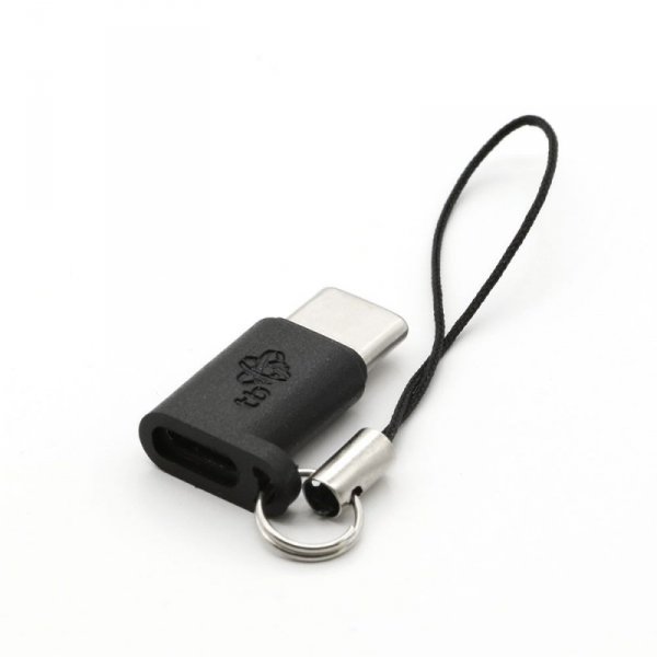 TB Adapter Micro USB - USB C czarny