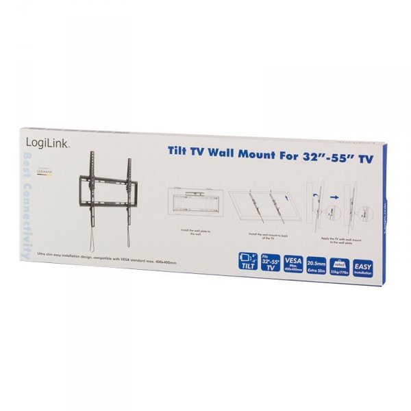 LogiLink Uchwyt ścienny LCD/LED VESA 400x400, 32-55'