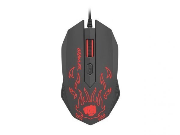Fury Mysz Brawler 1600 DPI dla graczy podświetlenie