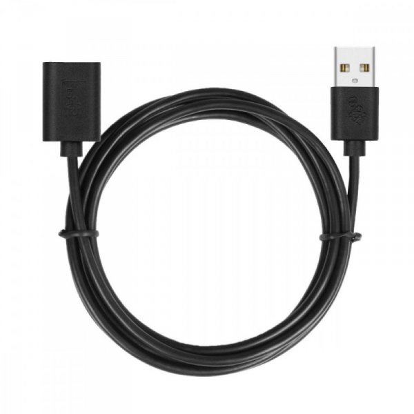 TB Kabel USB AM-AF 1.8 m przedłużacz czarny