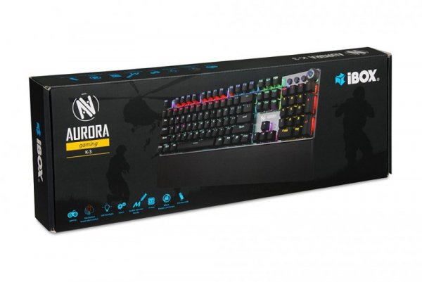 iBOX Klawiatura Aurora K-3 Gaming mechaniczna