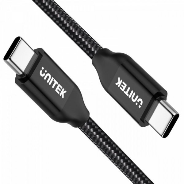 Unitek Kabel USB Typ-C - USB Typ-C C14059BK , Power Delivery, 2M, M/M