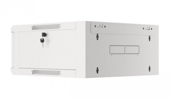 Lanberg Szafa instalacyjna RACK wisząca 19 cali 4U 600 szara WFFA-5604-10S