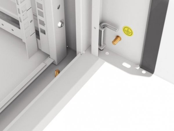 Lanberg Szafa instalacyjna RACK wisząca 19 cali 4U 600 szara WFFA-5604-10S