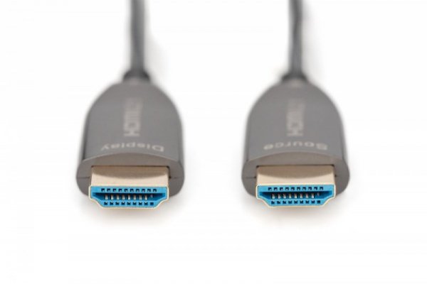Digitus Kabel połączeniowy hybrydowy HDMI AOC | HDMI-A męski-męski | HDMI 2.1 | UHD-2 8K@60Hz | 48Gbps |HDR, eARC, HDCP 2.2, CEC
