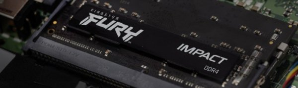 Kingston Pamięć DDR4 FURY Impact SODIMM 16GB(2*8GB)/3200 CL20
