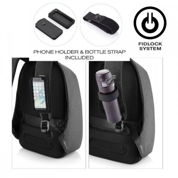 XD DESIGN Plecak antykradzieżowy BOBBY TECH BLACK