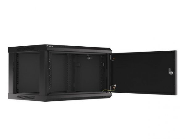 Lanberg Szafa wisząca 19 6U 600x450 WF01-6406-00B czarna
