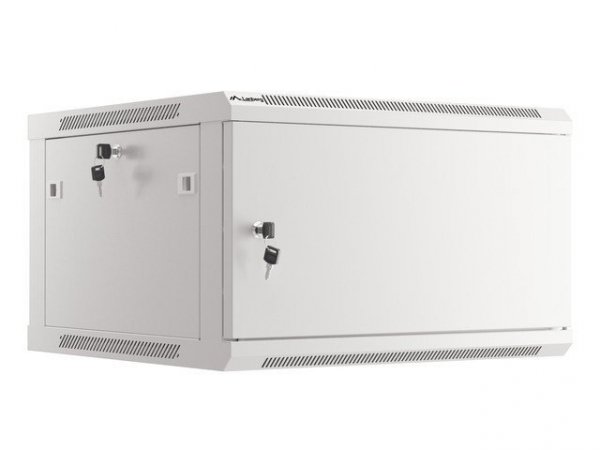 Lanberg Szafa wisząca 19 cali 6U 600x600 szara WF01-6606-00S