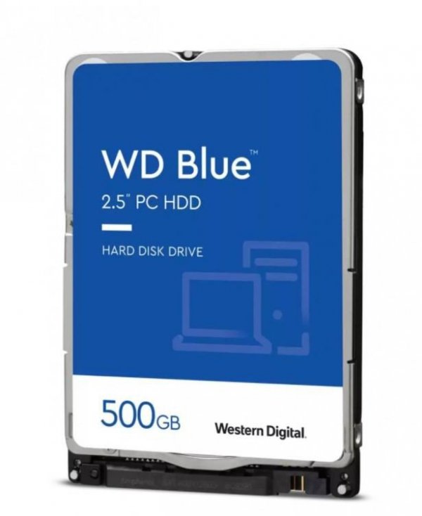 Western Digital Dysk HDD Blue 500GB 2,5&#039;&#039; 16MB SATAIII/5400rpm