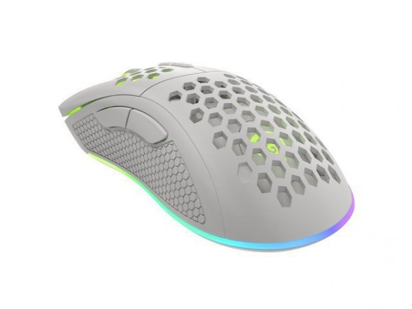 Genesis Mysz Krypton 555 8000DPI podświetlenie RGB Biała